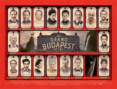 Gran hotel Budapest zinemaldia
